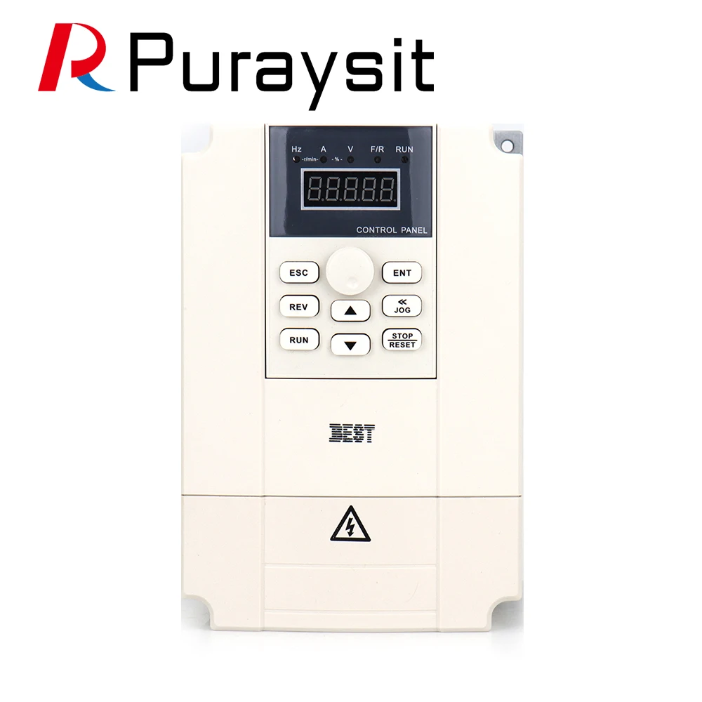 Puraysit CNC 220V 380V 2.2KW Square Air Cooling Spindle 2.2KW Air-cooled Milling Spindle+BEST VFD Inverter 2,2KW+13pcs/set ER20