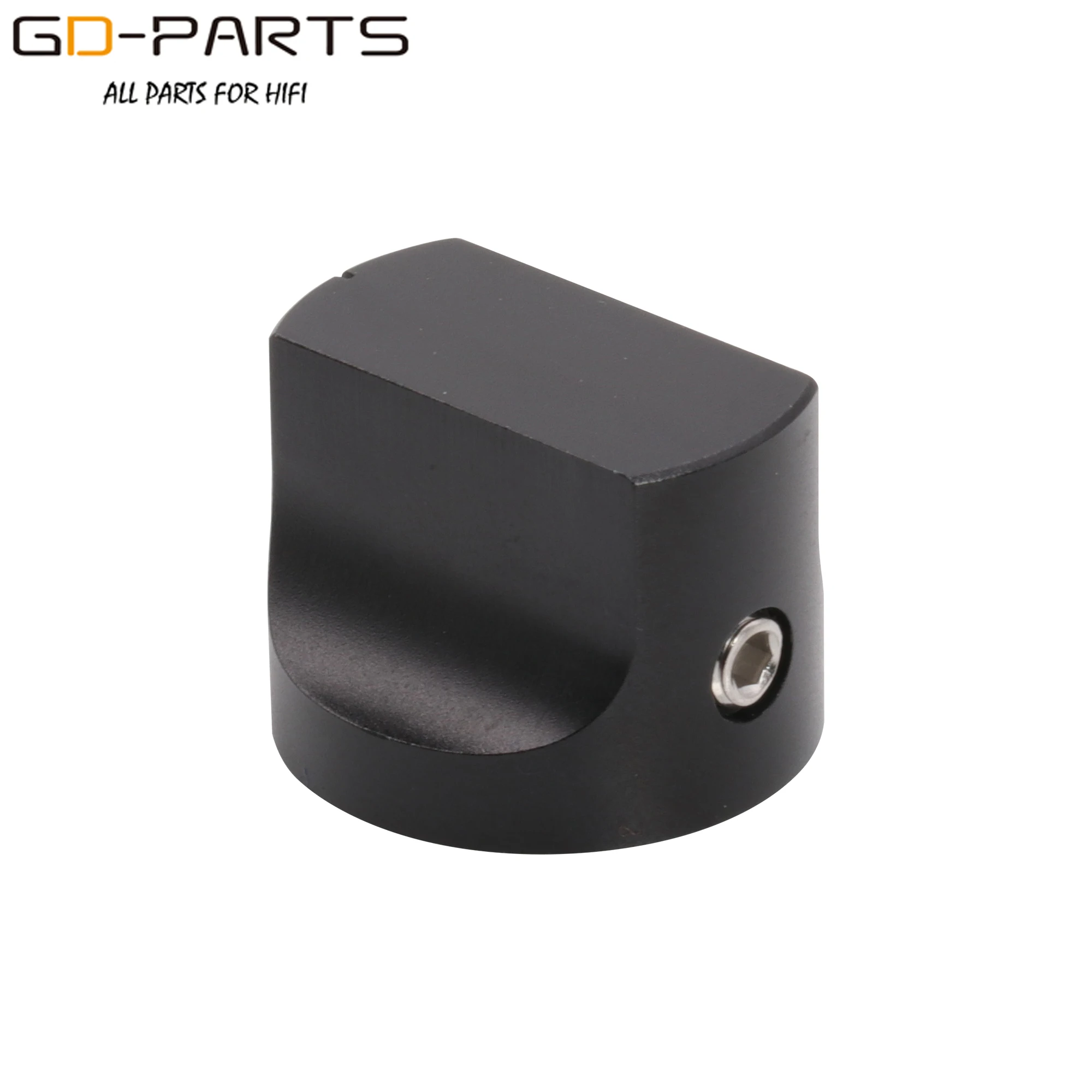 20x15mm Black Silver Machined Solid Full Aluminum Volume Knob For Guitar AMP CD Player DAC Tube AMP Potentiometer 6mm 6.4mm Hole