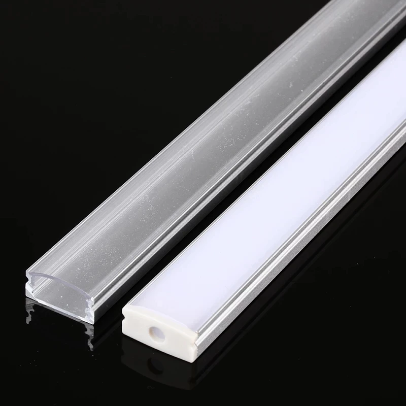 1-30pcs/Lot perfil aluminio led Corner Aluminium Profile Channel Holder for LED Strip Light Bar Cabinet Lamp Kitchen Closet