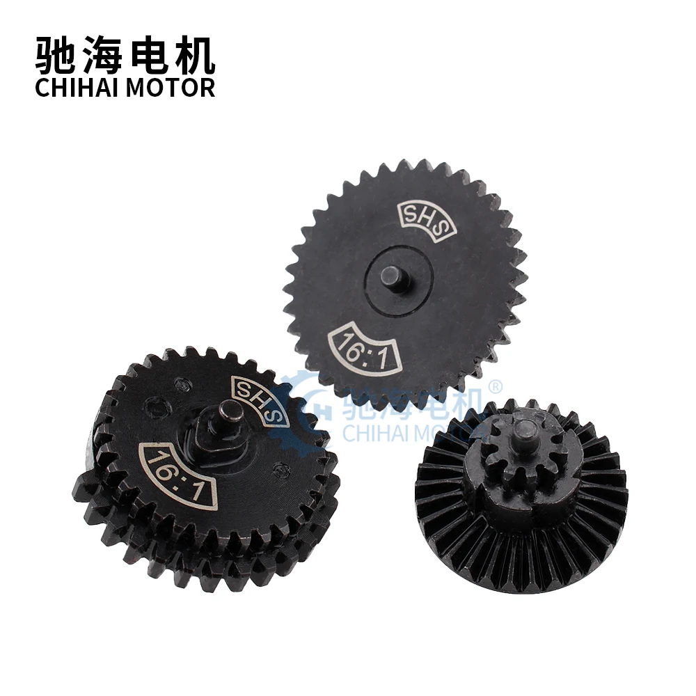 SHS 13:1 16:1 18:1 32:1 100:200 100:300 CNC Steel Cut Gear Set Helical Reinforce Torque High Speed Gear Set for Ver.2 /3 AEG