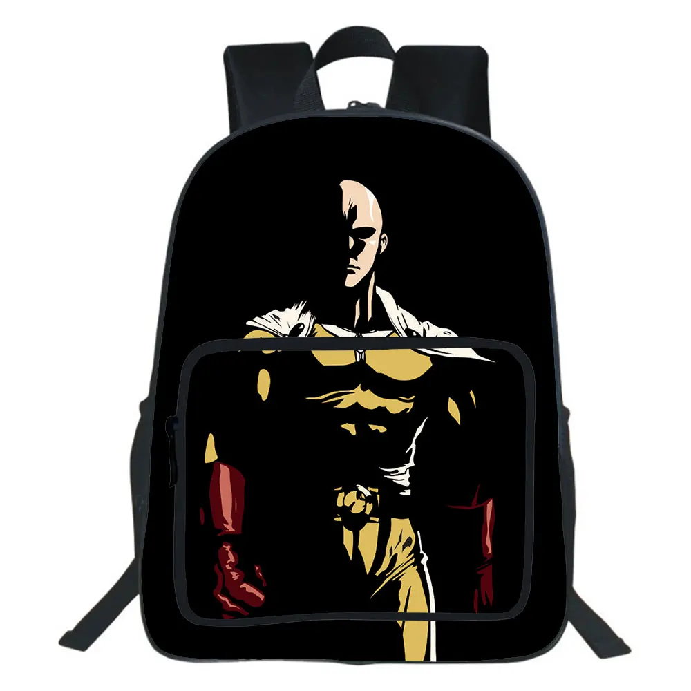 19 Inches One Punch Man Backpack Anime Saitama Fashion Simplicity Large Capacity Bookbag Teens Student School Bag Kids Backpack