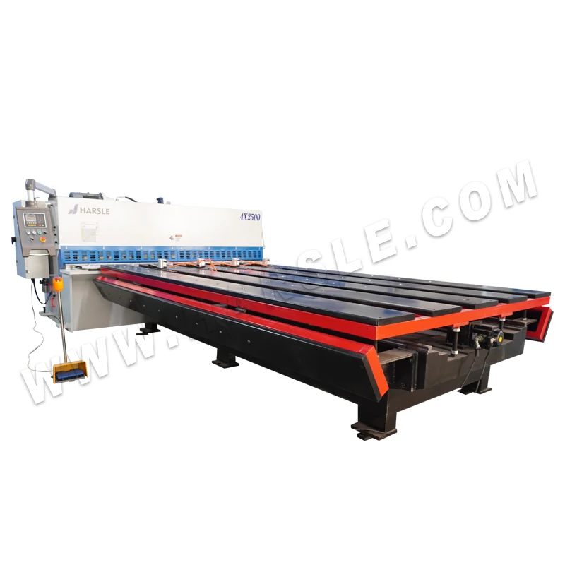 Hydraulic Swing Beam Shearing Machine with Automatic Feeding