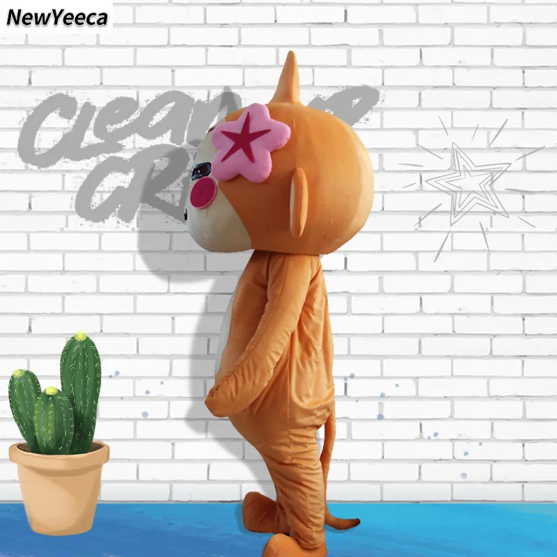 الغريبة YOYO CICI YoCi القرد عروسة كارتون التميمة تأثيري حلي Mascotte للكبار هالوين عيد الميلاد أداء الملابس #4