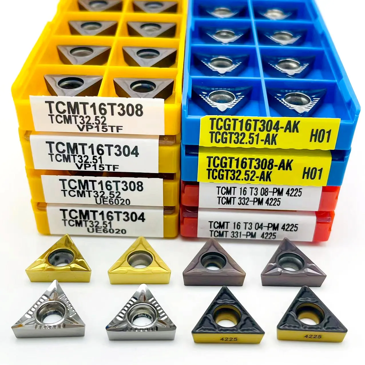 Carboneto cimentado Inserir Ferramenta de Torneamento Externo, Ferramenta De Torno CNC, Alta Qualidade, TCMT110204, TCMT16T304, TCMT16T308, CCMT16T308