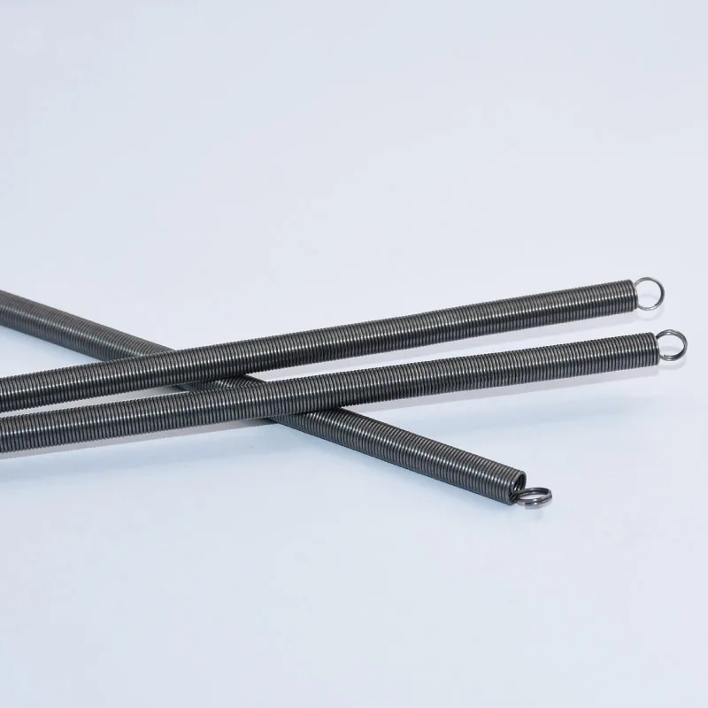 Resorte de extensión de tensión, resortes helicoidales dobles de 300mm de largo, diámetro del alambre 0,3/0,4/0,5/0,6/0,7/0,8/0,9mm de diámetro exterior, Material de acero de 3mm-9mm