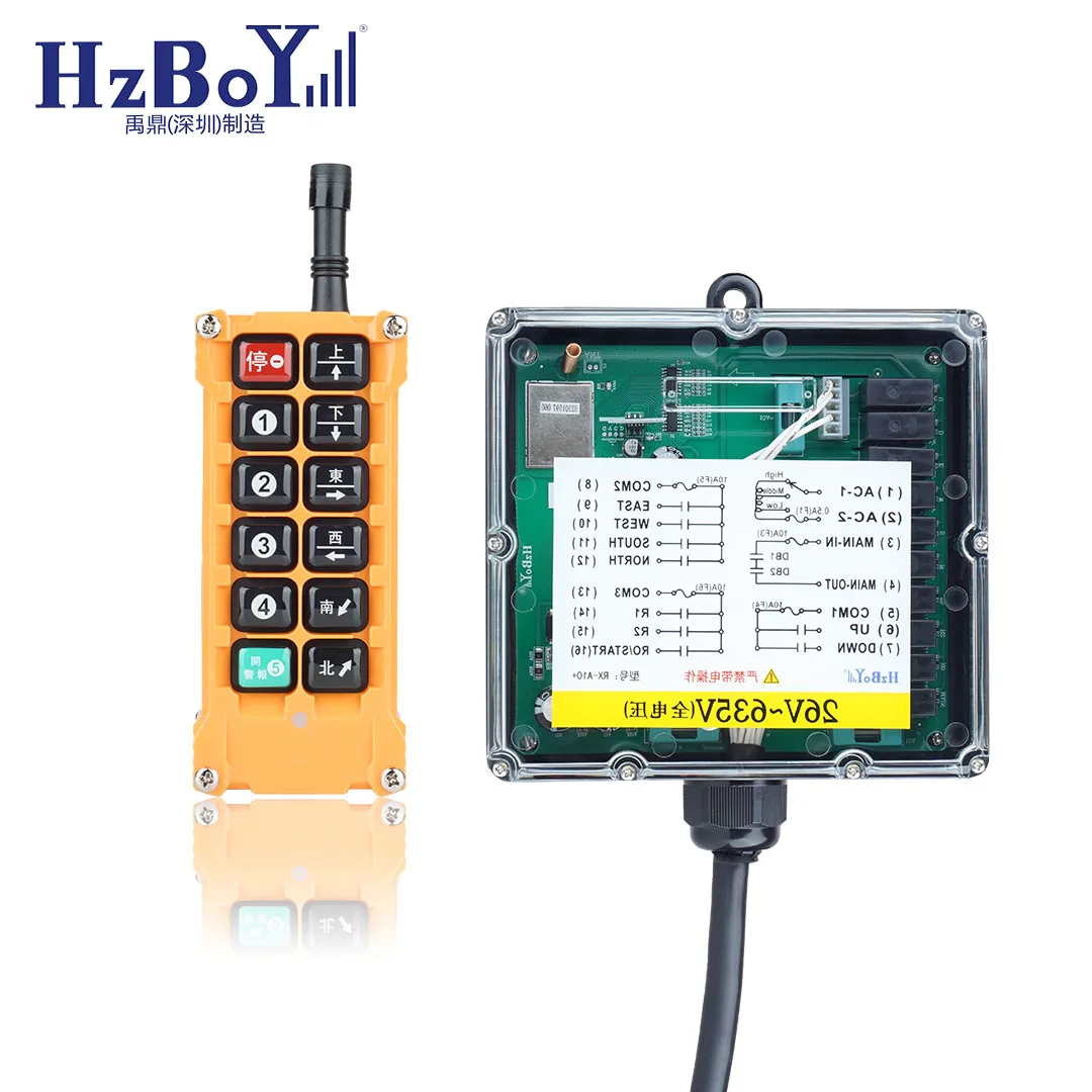 F23-A++ (433Mhz) Industrial Hydraulic Radio Wireless Crane Remote Control And Receiver