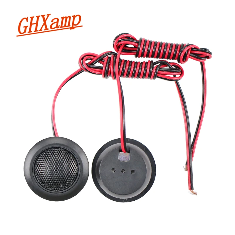 GHXAMP 1,5 дюймовый автомобильный динамик, неодимовый динамик 4 Ом 30 Вт, шелковая мембрана, высокие частоты 3000-20000 Гц + конденсатор, 2 шт.