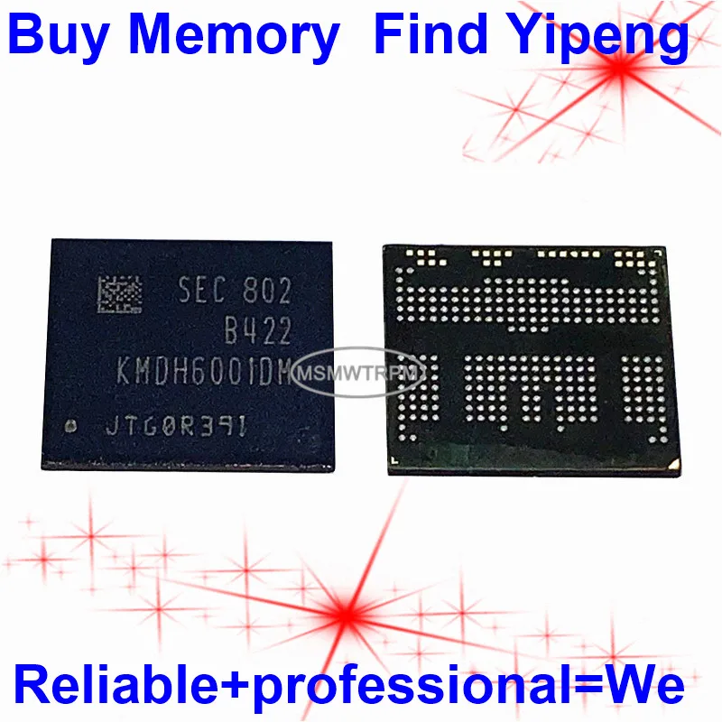 

KMDH6001DM-B422 254FBGA EMCP 64+32 64GB RPMB clean empty data Memory Flash KMDH6001DM