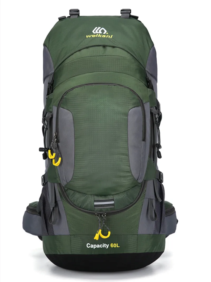 Sac à dos imperméable pour sports de plein air, sac à dos de camping, sac à dos de voyage, sac d\'alpinisme, sac de randonnée, housse de pluie, 60