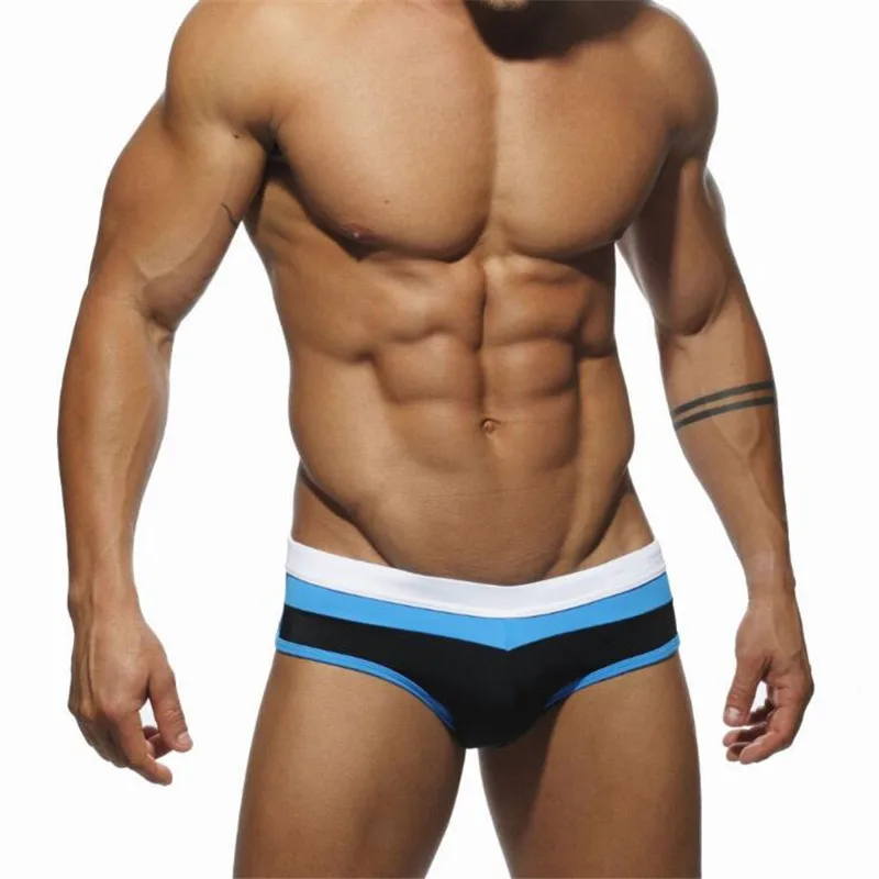 Badmode Mannen Korte Met Push Pad Sexy Badpak Waterdicht Zwembroek Voor Zwemmen Swim Shorts Sunga Hot Sport Homme Zwemmen