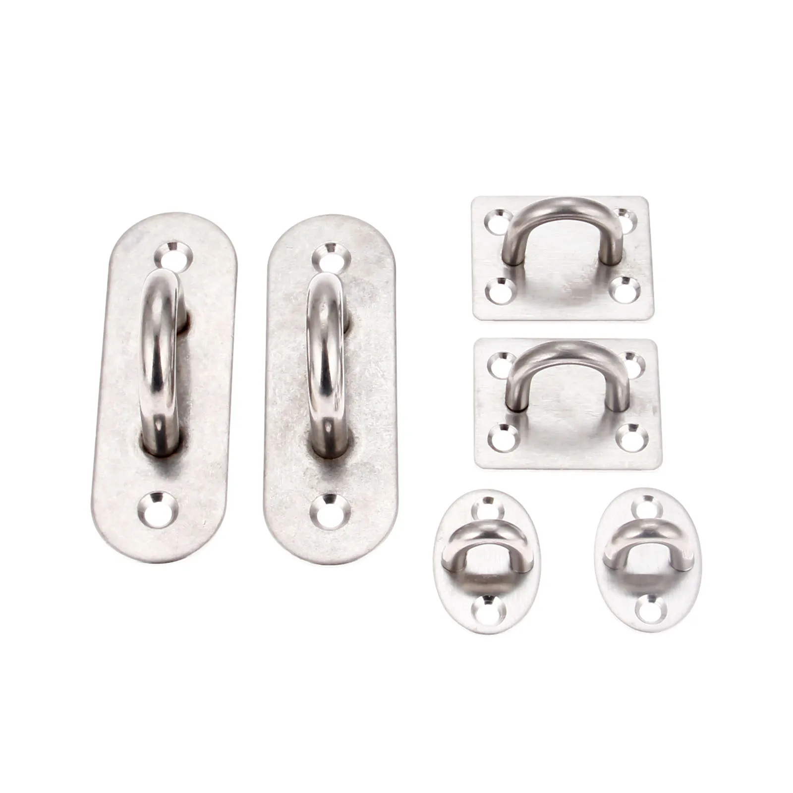 1Pc Stainless Steel U-shaped Ceiling Mount Hook Base Ceiling Fans For Leisure Sofa Sandbags Hammocks Rings Fixed Hook image 5