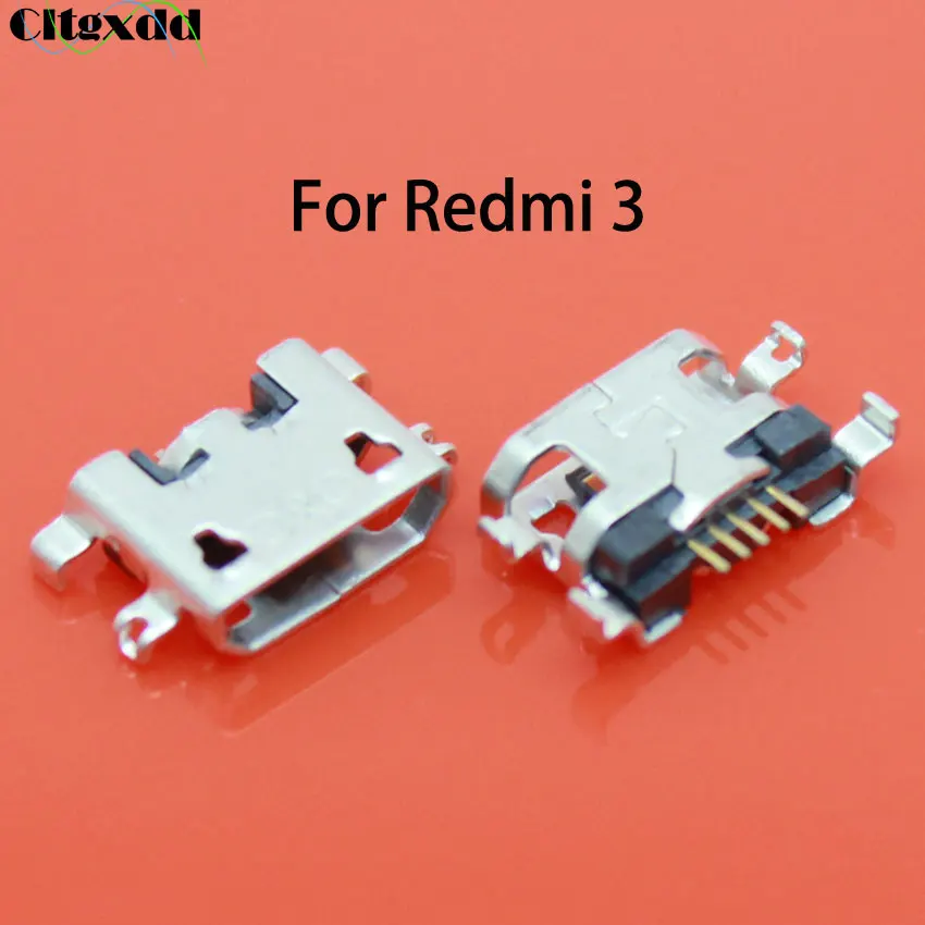 1 Piece Micro USB Jack Socket Charging Port for Xiaomi Redmi 1 2 2S 3 3S 3X 4 4A 4X 5 5A 5Plus 6 6A 6Pro S2 Micro USB Connector