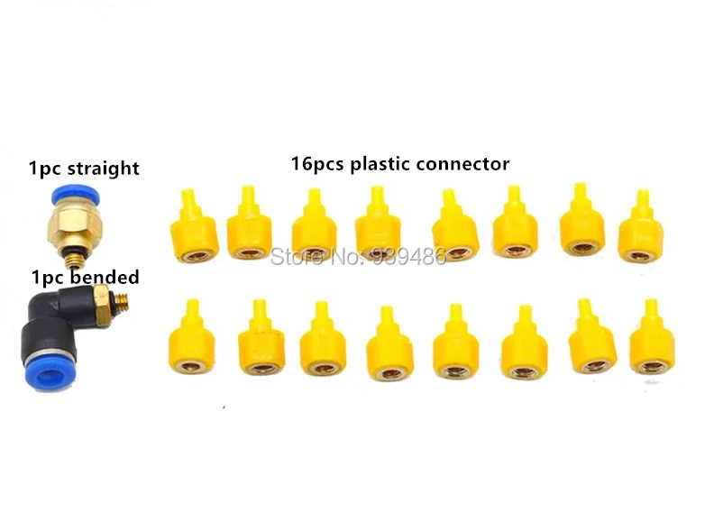 18pcs Diesel Common Rail Injector Oil Return Quick Connector Fuel Collector Oil Tube Joint for Bosch Denso