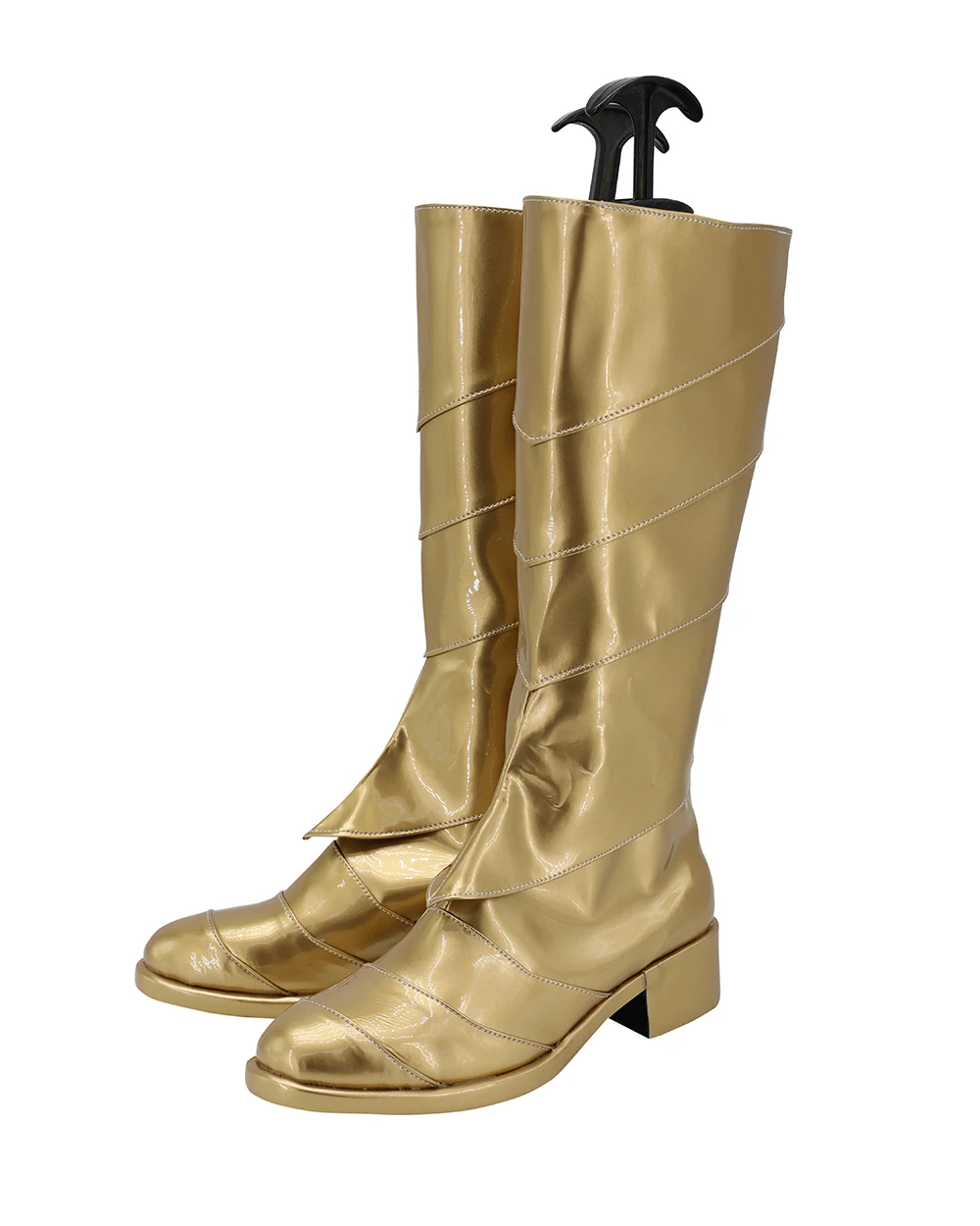 Fate Grand Order Oda Nobunaga Cosplay Boots Golden Shoes Custom Made for Unisex Halloween Party Cosplay (5)
