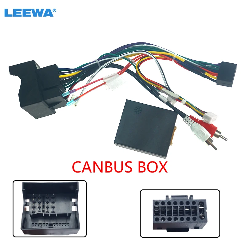 

LEEWA Car Android 16PIN Power Wiring Harness Cable With Canbus For Mercedes Benz B200/C-Class/E-Class/ML/S300/Vito/Viano/R-Class