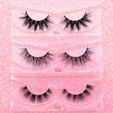 3D Mink False Eyelashes Natural Handmade #4