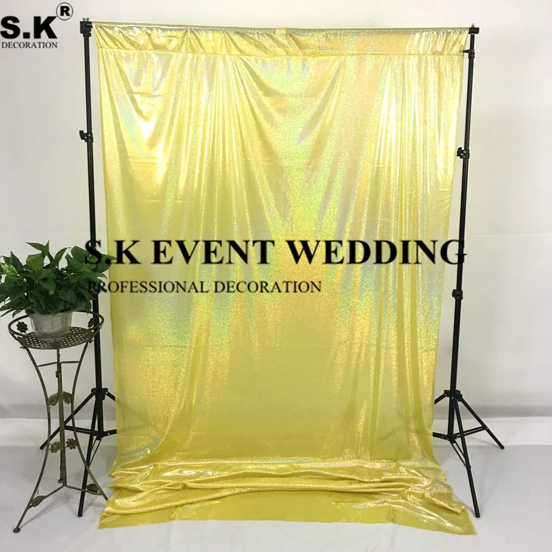 9 Colors Laser Sequin Backdrops Party Wedding Photo Booth Background Decor Sequin Curtains Drape Sequin Panels