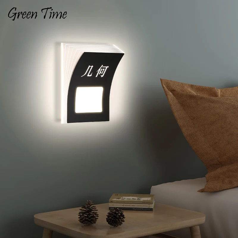 Simplicity LED Wall Light Home Creative Wall Lamp for Living Room Bedroom Bedside Light Indoor Sconce Lighting Fixture 110V 220V