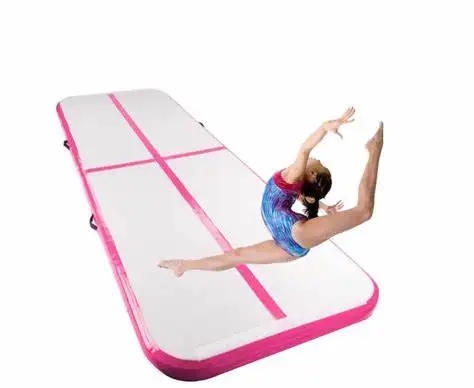 

New High Jumping Track 3M,4M,5M Inflatable Airtrack Floor Gymnastics Gym Mattress Home Use Air Floor Training Mat Bouncer Cheap