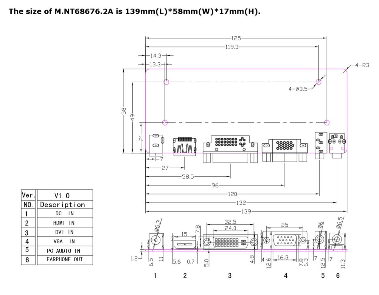 17.3 Inch Resolution 1600x900 Notebook LCD Screen Driver Board Kit NT68676 Driver Board Kit