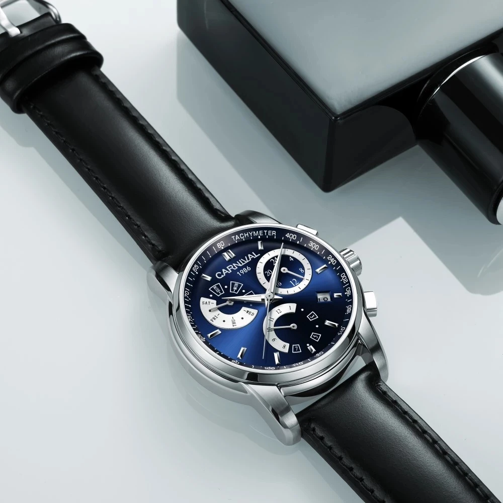 Montre Homme كرنفال أزياء الرجال ووتش أعلى العلامة التجارية العسكرية التلقائية ووتش الرجال التقويم للماء مضيئة الساعات الميكانيكية
