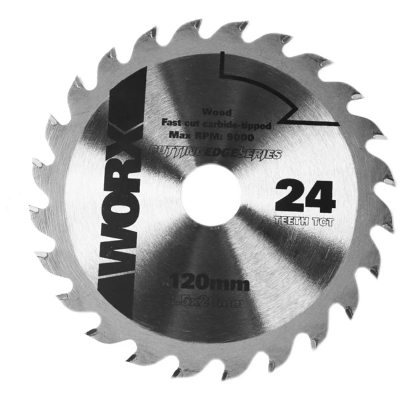 WORX Woodworking Saw Blade WU533 Special 120mm Original Circular Saw Blade Cutting Blade 24 Teeth WU535 Saw Blade 140mm