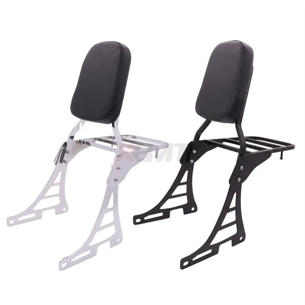 

Motorcycle Backrest Sissy Bar w/Luggage Rack For Harley Sportster XL883C XL883R XL1200R XL1200C XL1200S XLH883 XLH1200