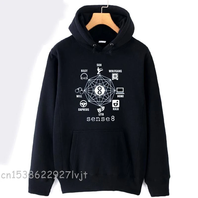 Sense 8 riley sun wolfgang nomi kala lito capheus will couple Clothes girls woman female Winter Premium Cotton Cotton Hoodies