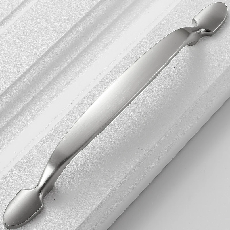 YUTOKO Schrankgriffe, Zinklegierung, moderne silberne Türgriffe, elegante Schubladengriffe, Knöpfe, Küchenmöbelgriff, Hardware 791 – Detail 11