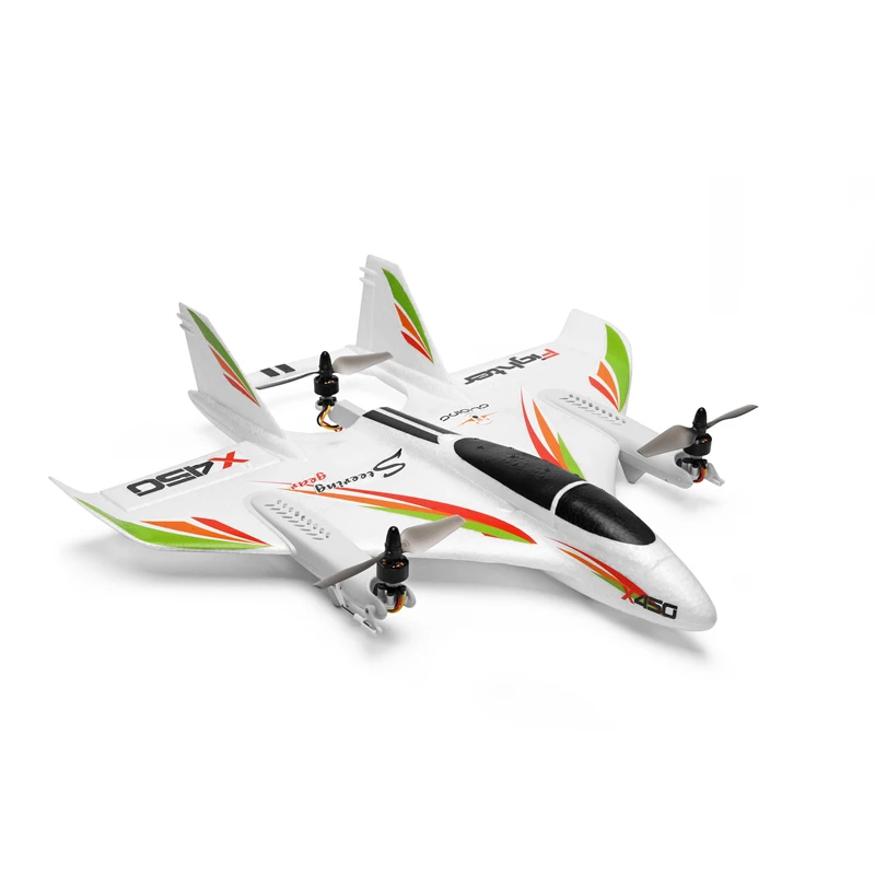2019 Original WLtoys XK X450 RC Airplane 6CH Brushless Motor Hold Height Design 3D/6G Takeoff And Landing Stunt RC Drone