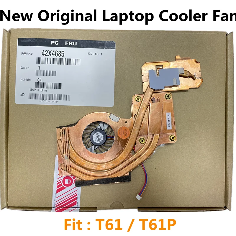 New Original Heatsink Cooling Fan Radiator Cooler For Lenovo Thinkpad T61 T61P 15.5