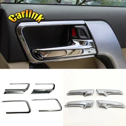 For Toyota Land Cruiser Prado 150 LC150 FJ150 2010-2017 ABS chrome car door inner handle bowl frame cover trim Accessories 4pcs