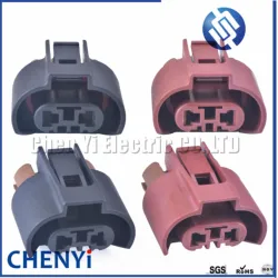 2 Pin Auto waterproof connector headlight Fog Lamp low beam high beam plug 9005 9006 HB3 HB4 Auto light socket 90980-11659