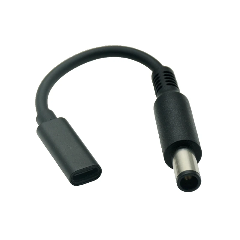 PD 7.4x5.0mm z gniazdo wtykowe to rodzaj USB C PD konwerter zasilacz wtyczka DC przewód łączący przewód do DELL ładowarka do laptopa — zdjęcie 4