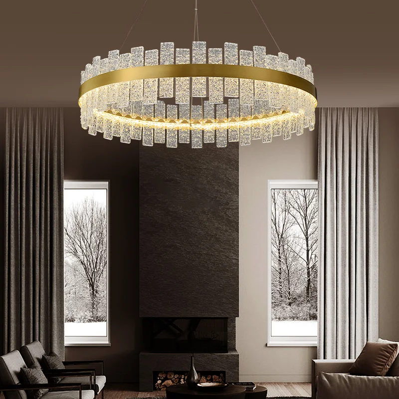 Artistic Dimmable LED Silver Gold Designer Chandelier Lighting Lustre Hanging Lamps Suspension Luminaire Lampen For Dinning Room