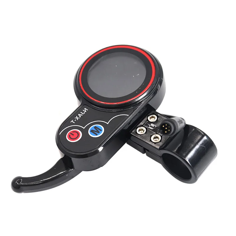 Electric Scooter NJAX 6-Pin Multifunctional Throttle Switch with Three Speed Shift, Power Display and Total Mileage LCD Meter