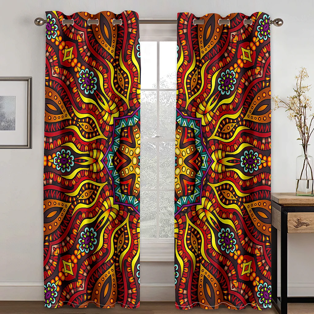 High Quality Living Room Bedroom Curtains Messy Pattern Curtains Boys and Girls Gifts Home Decor Shading Windshields