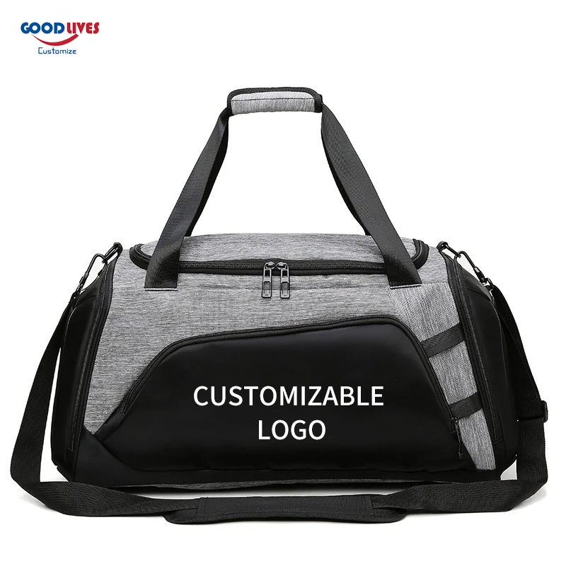 Multipurpose Travel Luggage Duffel Bags Sport Training Fitness Handbag with Shoes Pocket Pro Custom LOGO