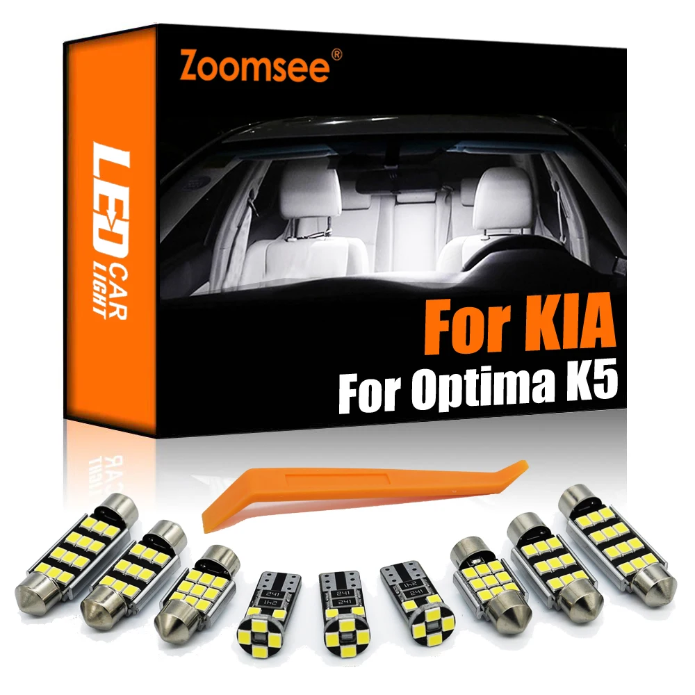 Zoomsee Canbus For KIA Optima K5 Magentis 2000-2016 2017 2018 2019 2020 2021 2022 Car LED Lamp Interior Dome Map Trunk Light Kit