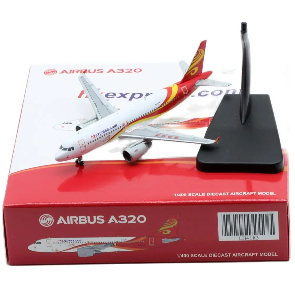 1:400 Alloy Collectible Plane JC Wings LH4183 HK Express Airlines Airbus A320 Diecast Aircraft Jet Model Reg#B-LPF With Stand