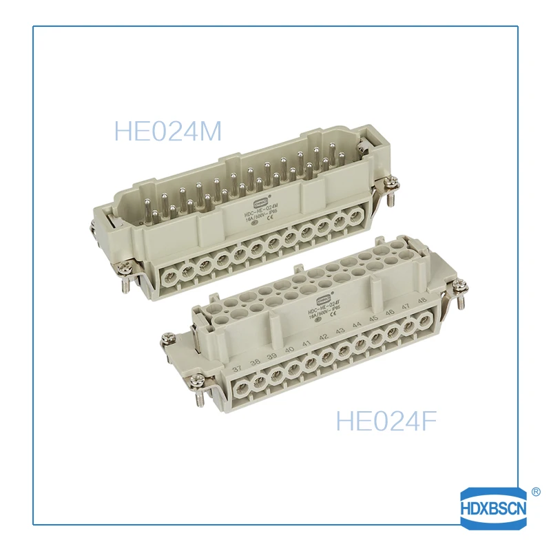 HDXBSCN HEAVY DUTY CONNECTOR TAKES MULTIPOLARES-HDC RECTANGULAR TAKES HE-024