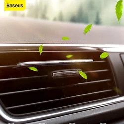 Baseus Car Air Freshener Perfume Fragrance Flavoring Holder Air Outlet Aromatherapy Solid Diffuser Clip Natural Air Freshener