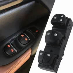 orange lamp Auto Power Window Switch,Main/Single/Front Right Window switch For Nissan Qashqai/Altima/Sylphy/Tiida/X-Trail