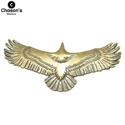 Brass Copper Hawk Eagle Tiger Figurine Zodiac Statue Miniature Figurines Home Car Decoration Ornaments Key Ring Pendant