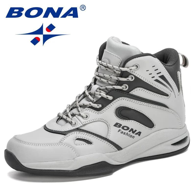 BONA New Arrival Basketball Shoes Men Cushioning Light Trendy Sneakers Man Zapatos Hombre Outdoor Sports Footwear Masculino