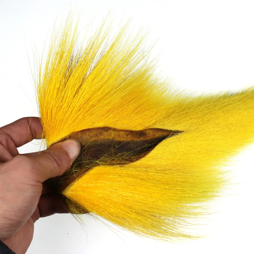 Fly Tying Northen Bucktail Deer Hair For Trout Salmon Flies Jig Treble Hook Dressing Baitfish Tying Material Green White Red