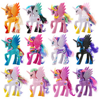 My Little Pony Toys Rarity Apple Jack Rainbow Dash Princess Celestia Action Figure Anime Model Doll For Kids Gifts