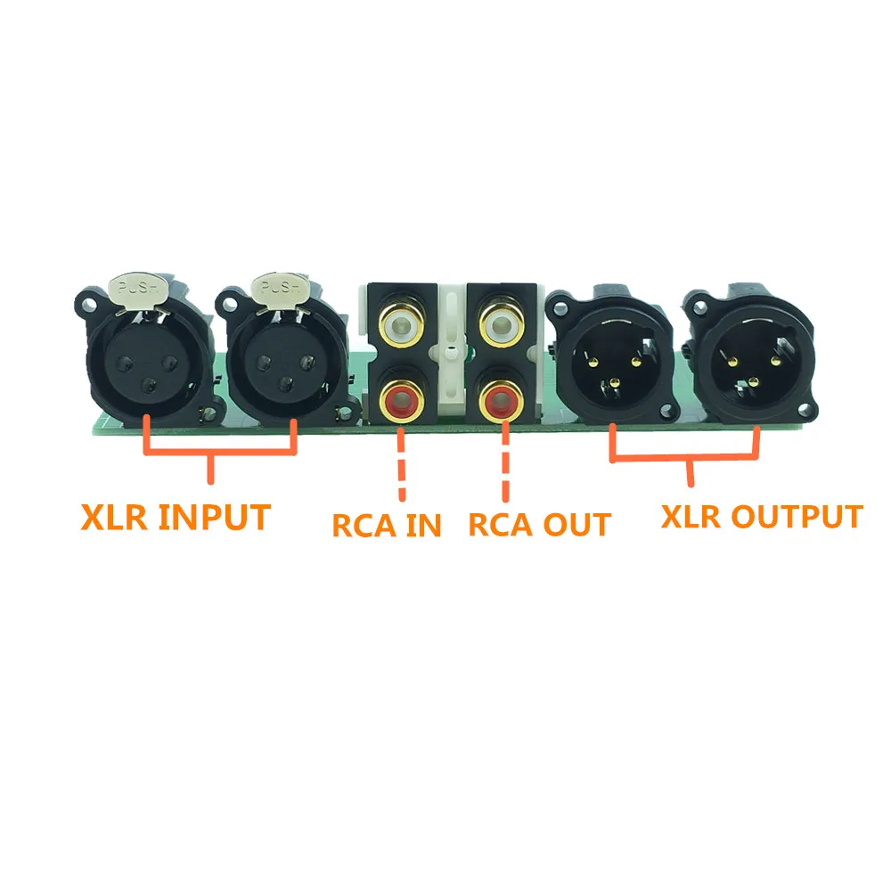 Tam dengeli pasif Preamp kurulu ses kontrolü HiFi ön amplifikatör XLR RCA ses denetleyicisi