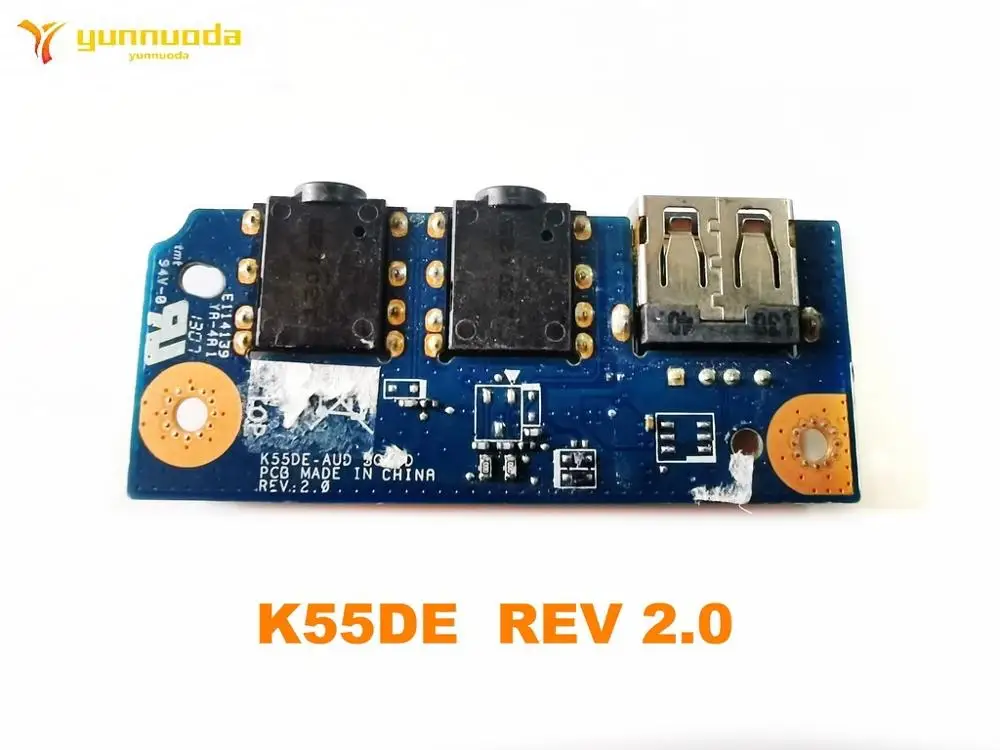 Original for ASUS K54DE USB board  audio  board  K55DE  REV 2.0  tested good free shipping