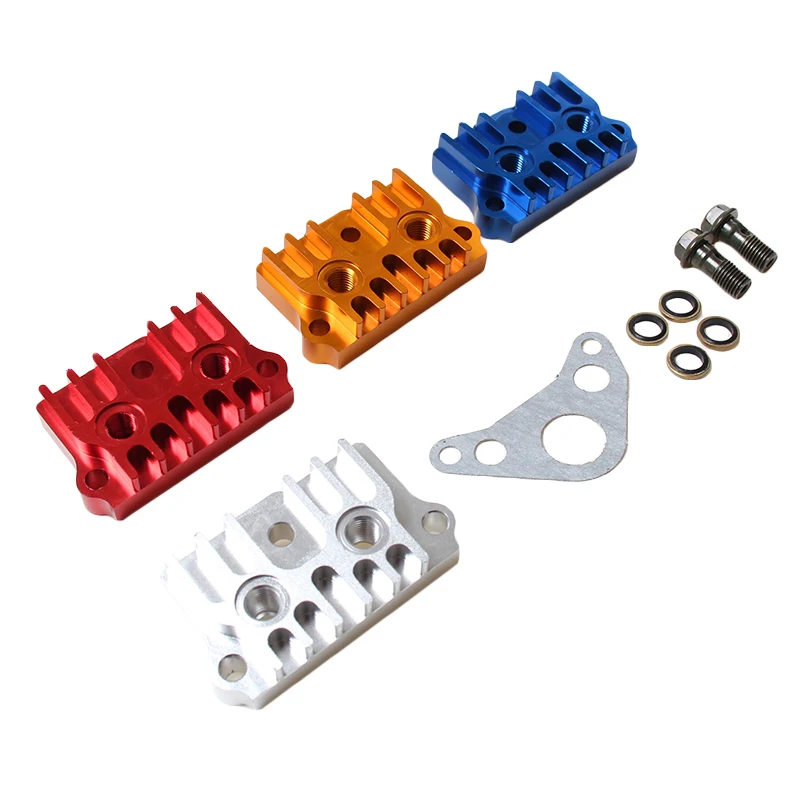 

125cc 140cc CNC Oil Cooler Horizontal Engine Cylinder Cover Fit For Monkey Dirt Pit Bike Atv Quad Spare Parts